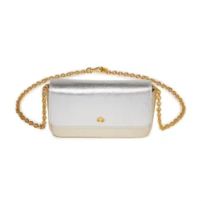 MIXED METALLIC BELEN COLORBLOCK BELT BAG