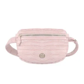 Natalie Wood Grace Belt Bag Petal Pink Croc