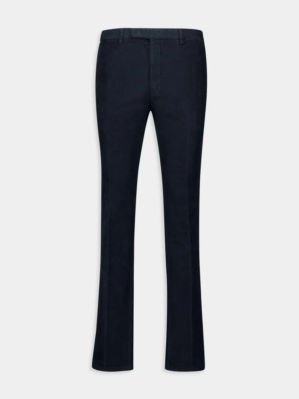 Navy Blue Classic Fit Trousers