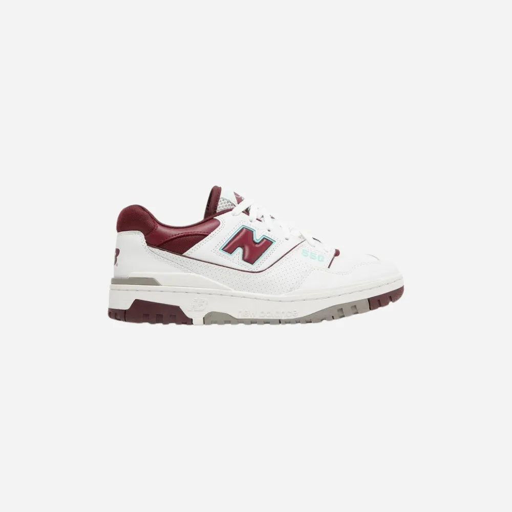 NEW BALANCE  NEW BALANCE 550 BURGUNDY TURQUOISE