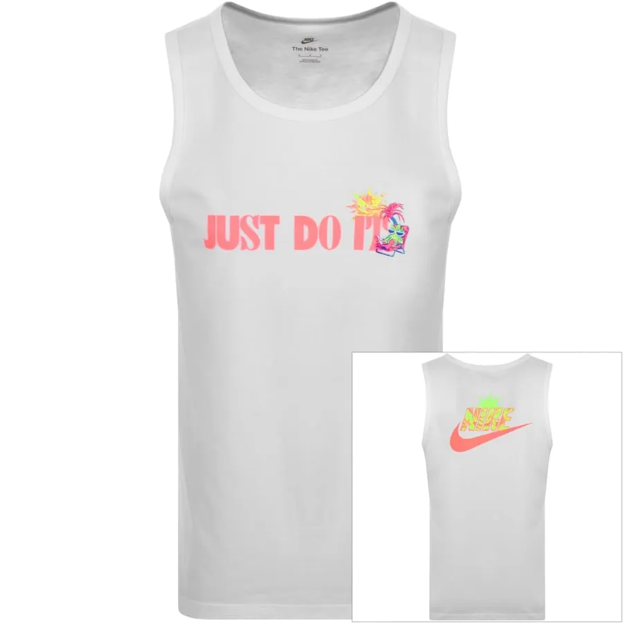 Nike Swoosh Vest T Shirt White