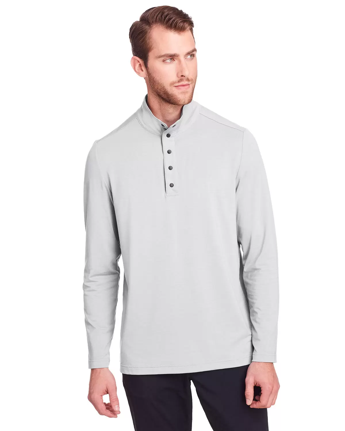 North End NE400 Men's Jaq Snap-Up Stretch Performance Pullover SKU: NE400