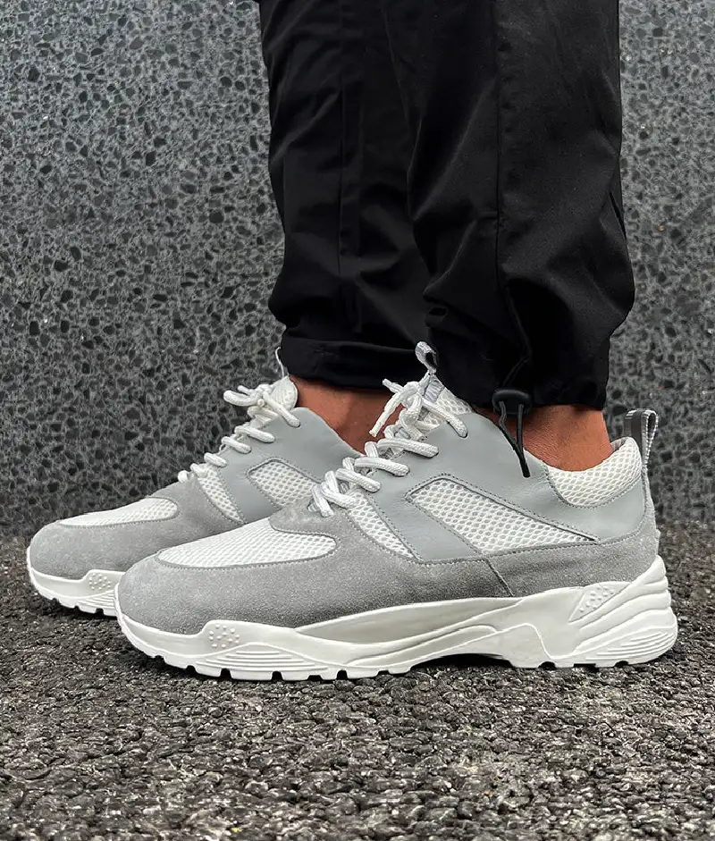 Nvlty Base Runner Sneakers White/Grey | Upto 30% Off