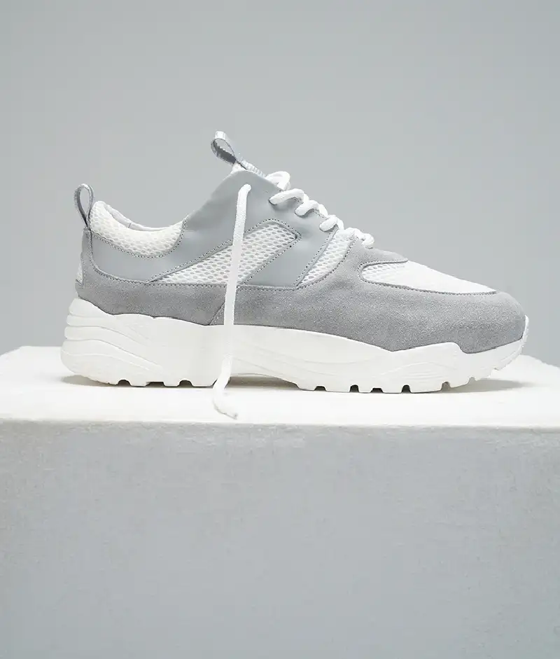 Nvlty Base Runner Sneakers White/Grey | Upto 30% Off