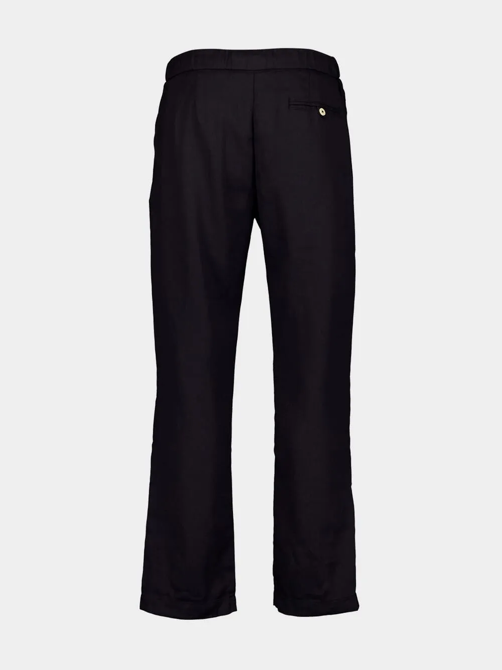 Oscar Black Linen Trousers