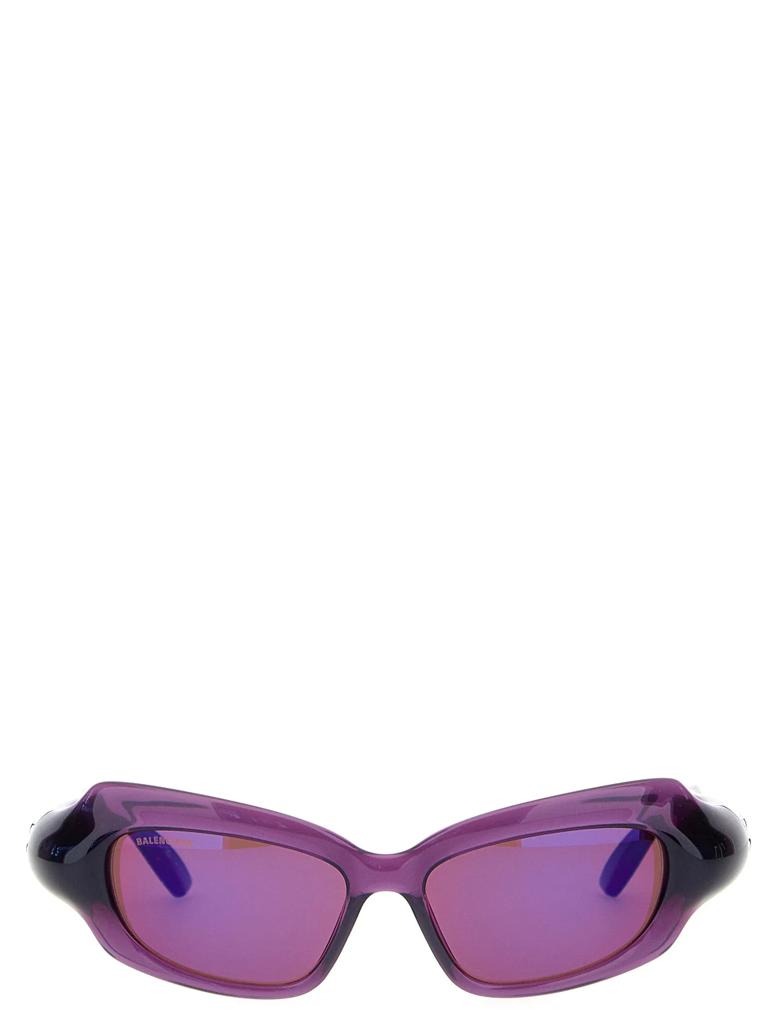 Palazzo Rectangle Sunglasses Purple