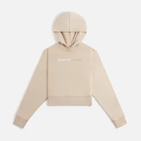 Palm Angels Senset Fitted Hoodie - Beige