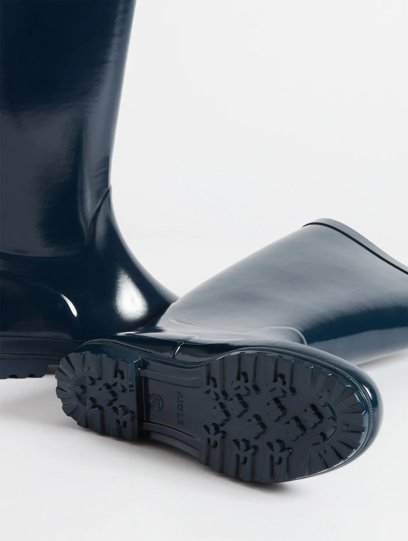 Patent rain boot