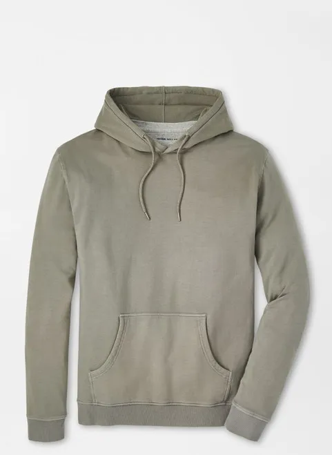 Peter Millar Lava Wash Hoodie: Military