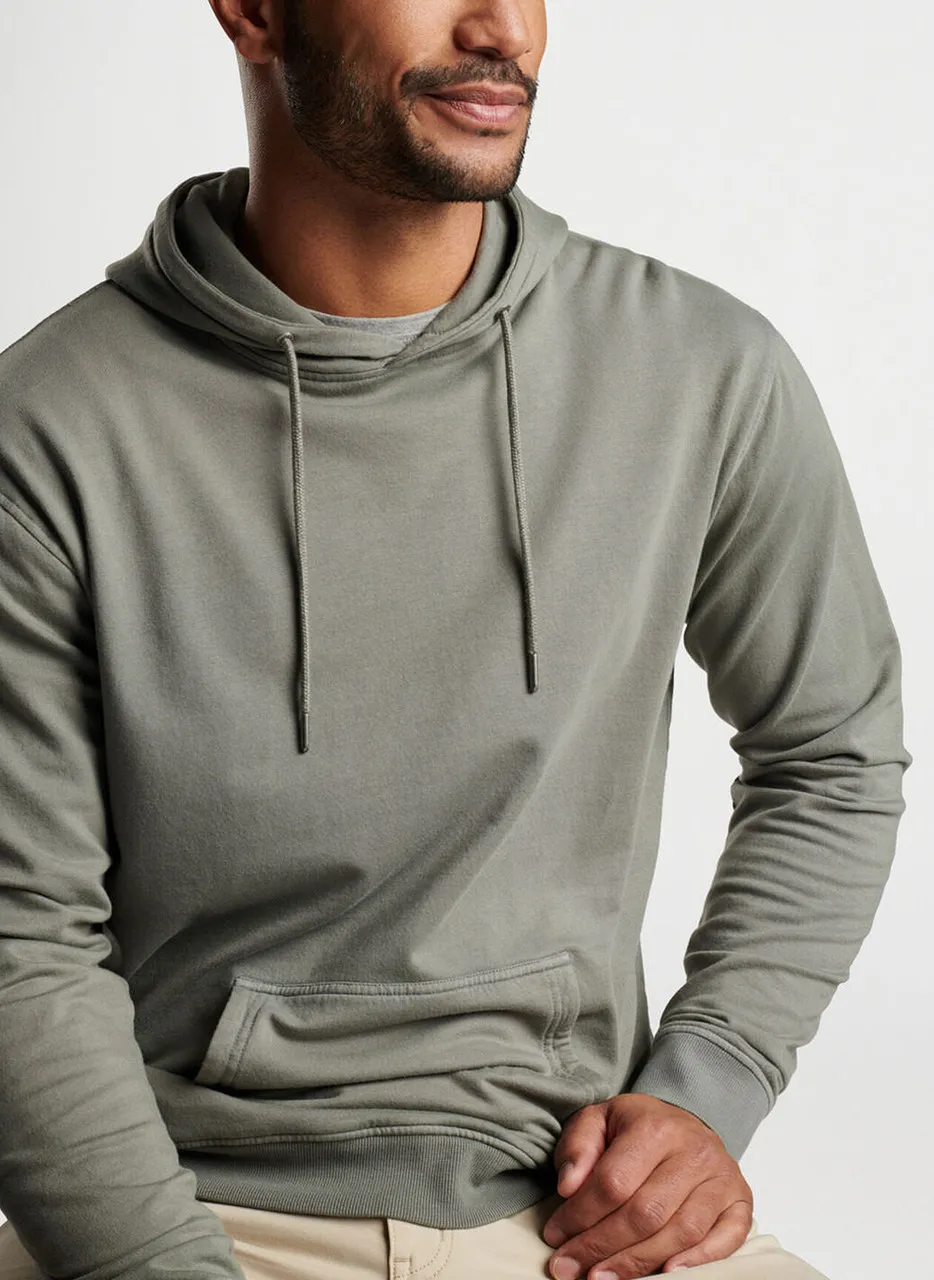 Peter Millar Lava Wash Hoodie: Military