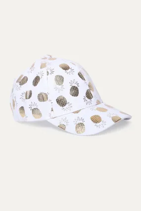 Pineapple Print Cap