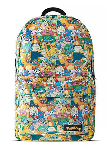 Pokemon All-over Characters Print Backpack | Grattan