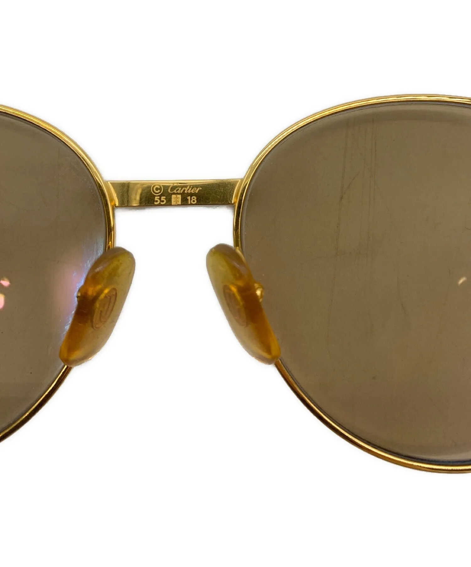 [Pre-owned] Cartier sunglasses 135b