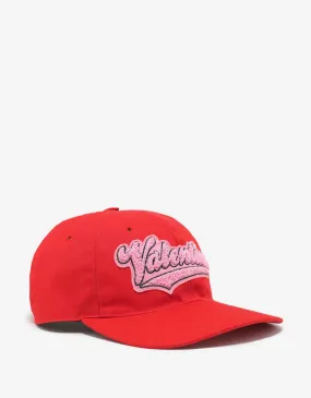 Red Varsity Logo Cap