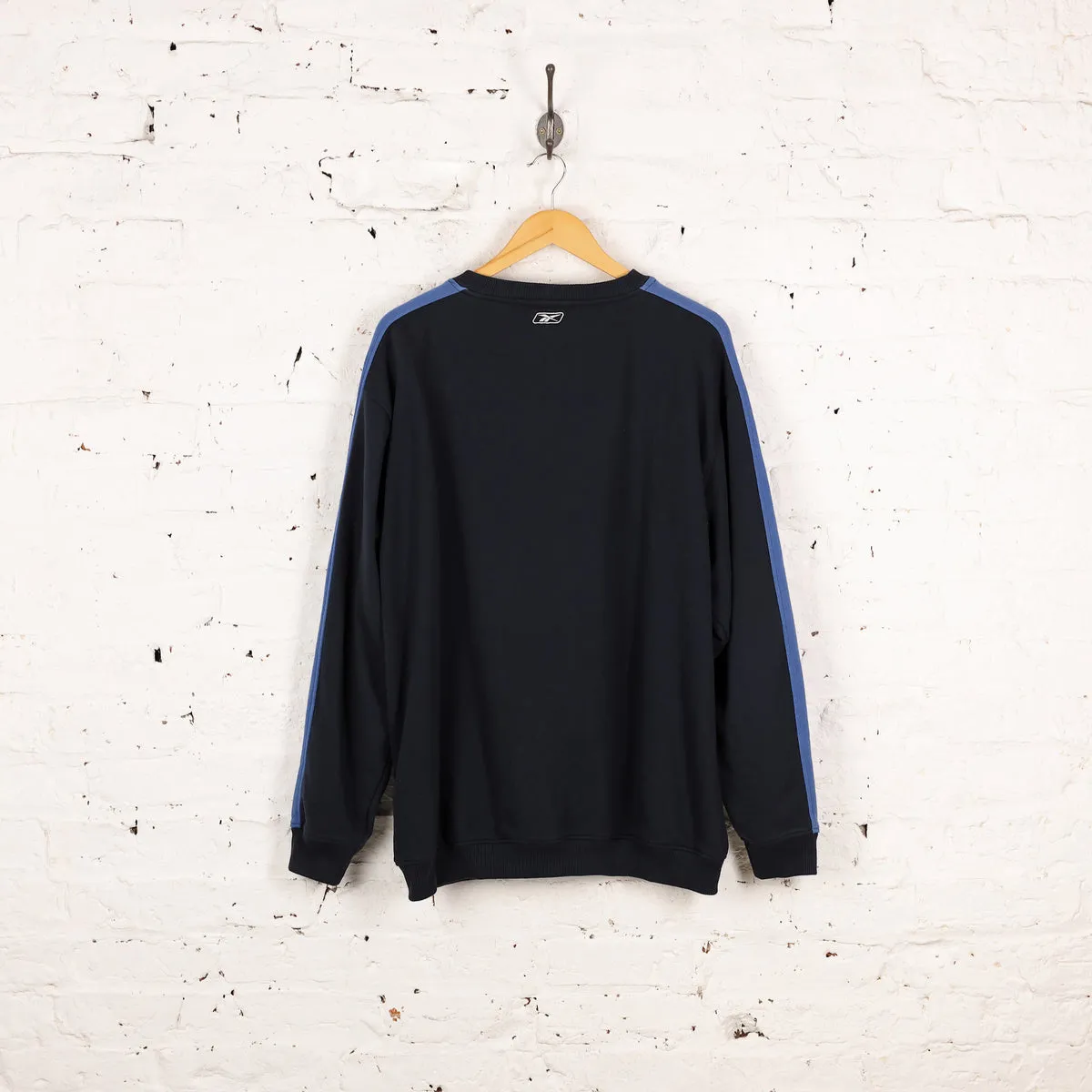 Reebok 90s Spell Out Sweatshirt - Blue - XL