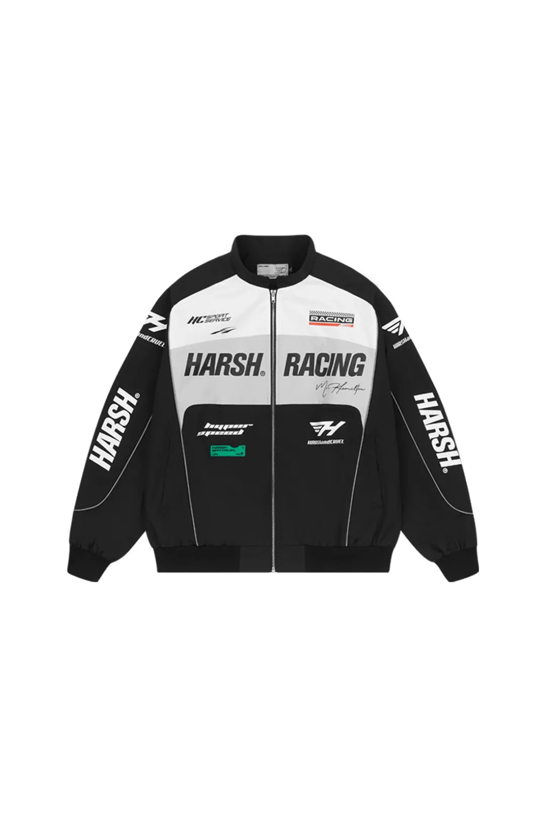 Retro Motorcycle Racing Logo Jacket