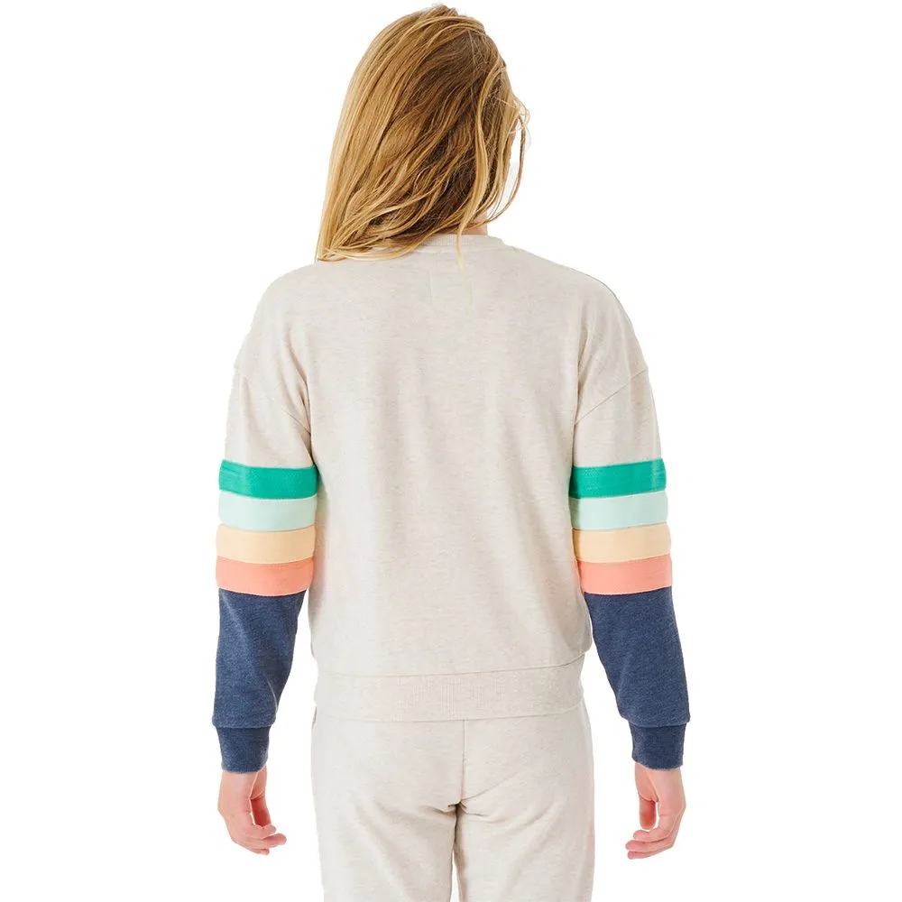 Rip Curl - Surf Break Crew Pullover Girls oatmeal marle