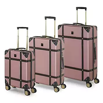 Rock Vintage Hardshell 3 Piece Luggage Set | Kaleidoscope