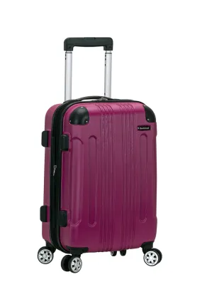 Rockland 20 Expandable Carry On, Spinner Luggage, Magenta