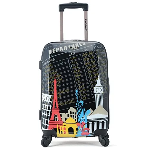 Rockland Luggage 20 Inch Polycarbonate Carry On, Departure, One Size