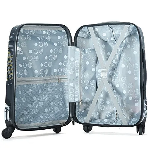 Rockland Luggage 20 Inch Polycarbonate Carry On, Departure, One Size