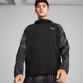 Run Favorite Men's Jacket | PUMA Black-AOP | PUMA Running | PUMA 