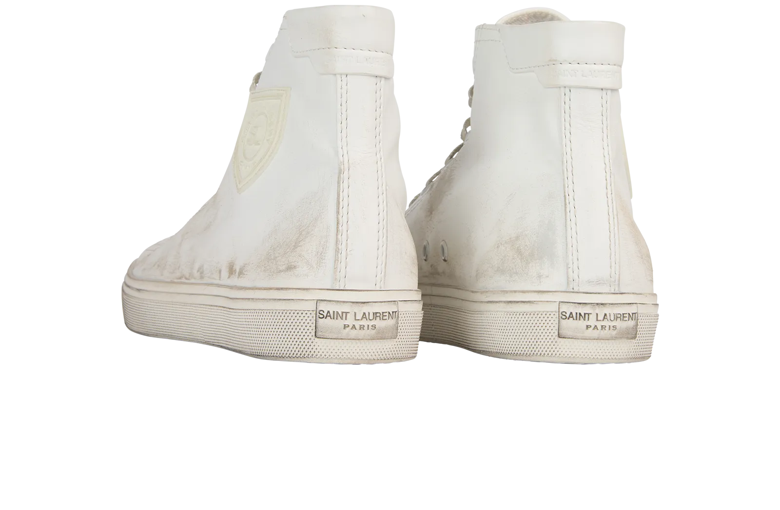 Saint Laurent Bedford Distressed Trainers