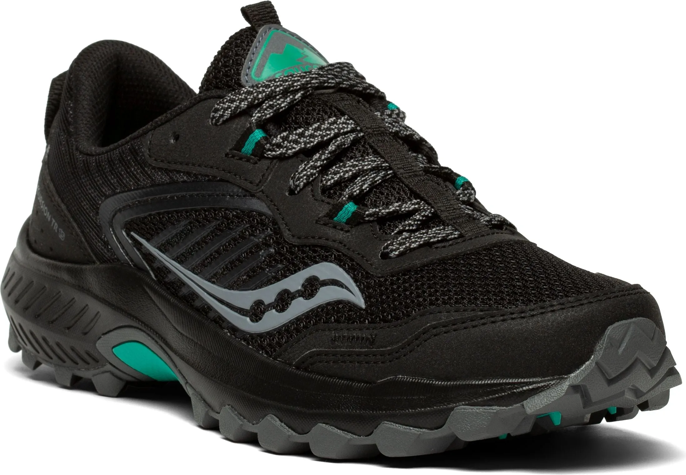 Saucony Excursion Tr15 Black/Jade - Wide