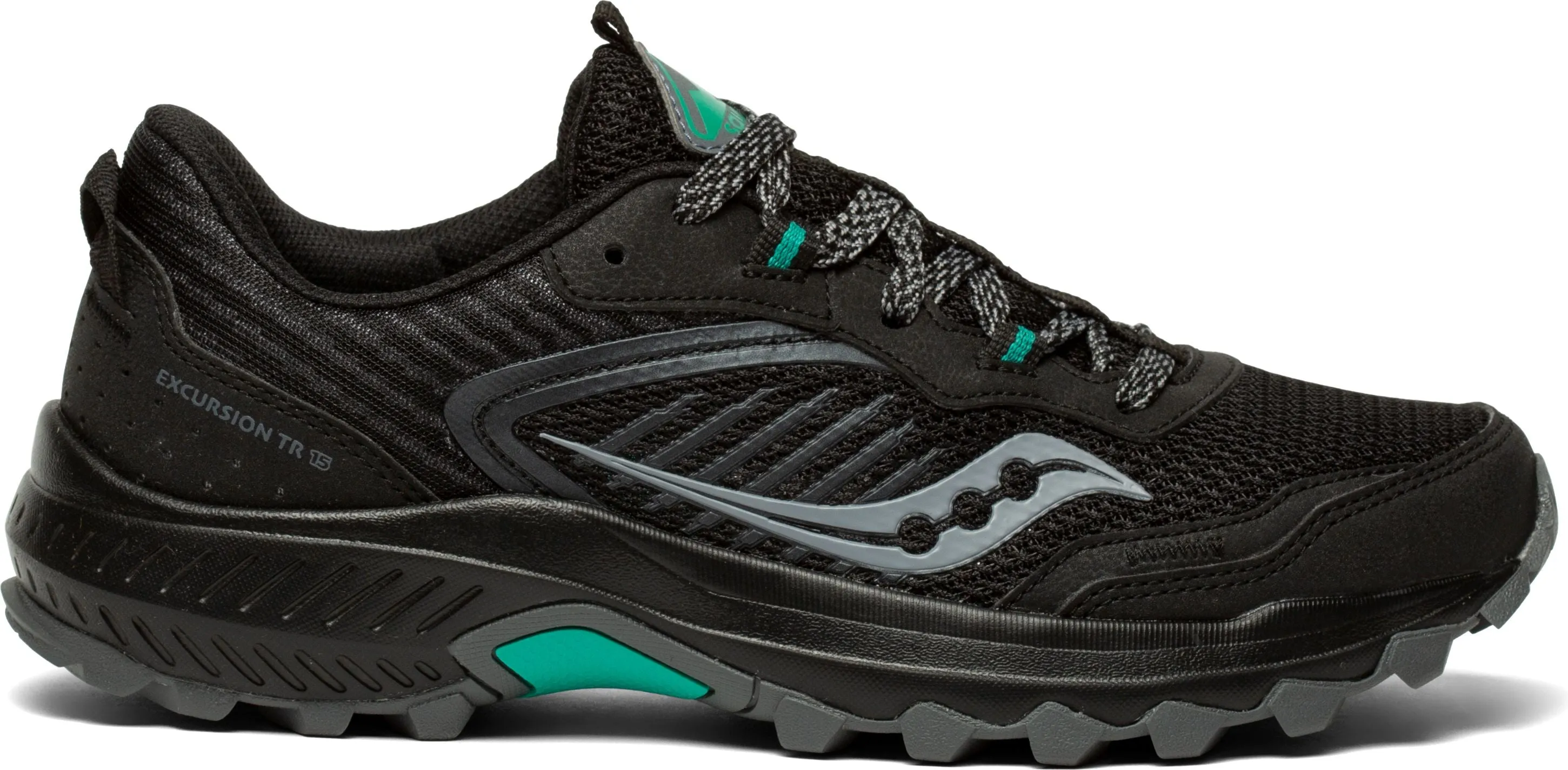 Saucony Excursion Tr15 Black/Jade - Wide