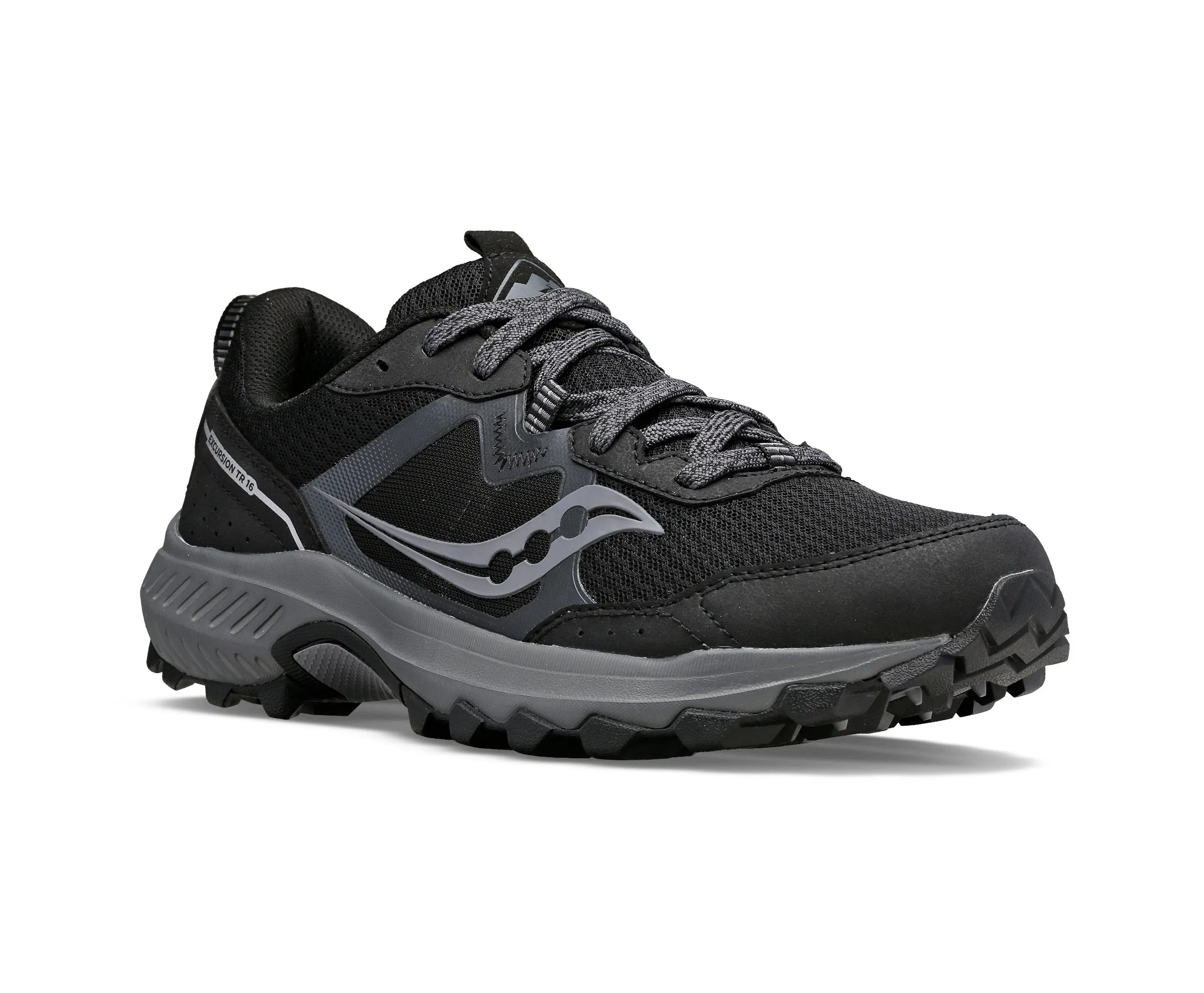 Saucony Excursion Tr16 Black Charcoal - Wide