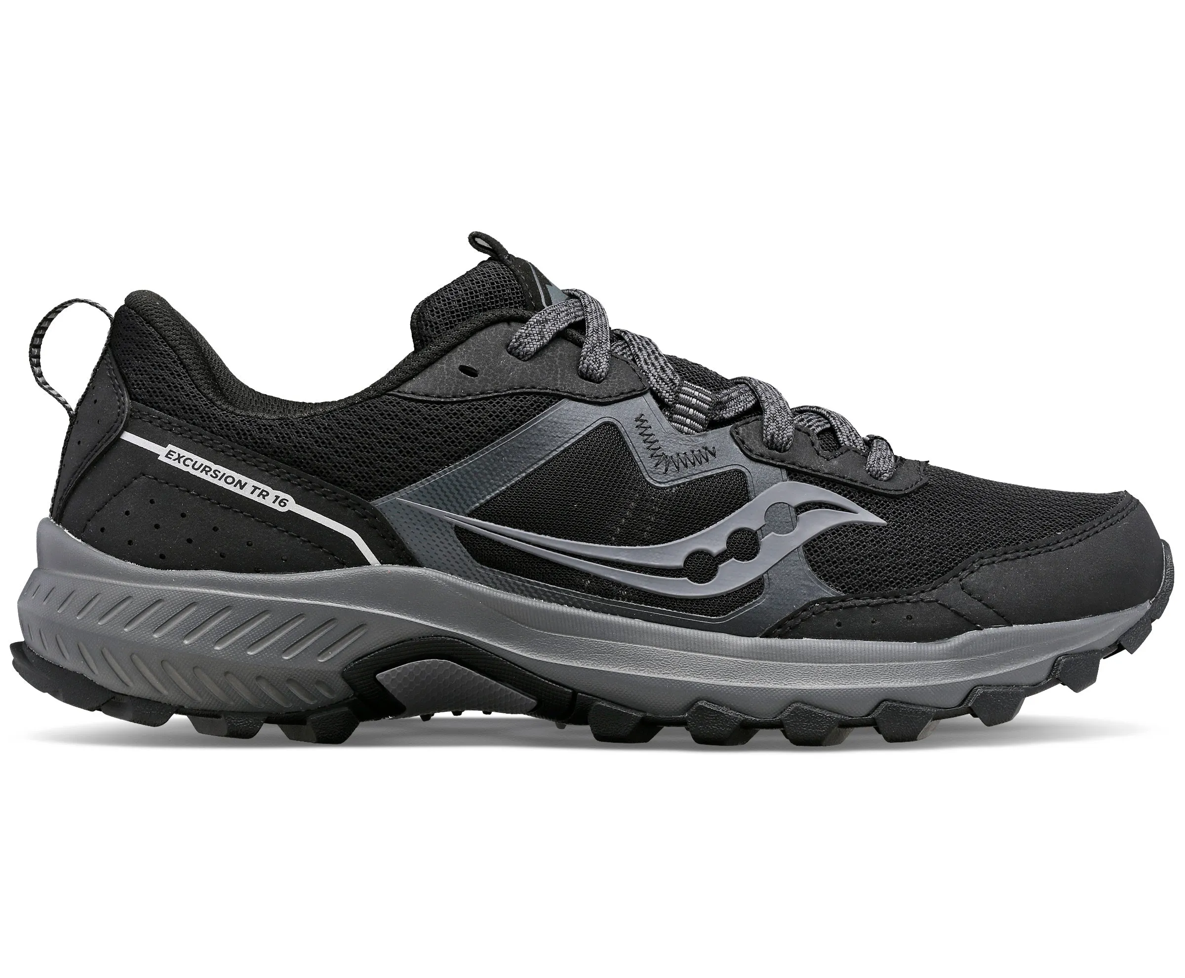 Saucony Excursion Tr16 Black Charcoal - Wide