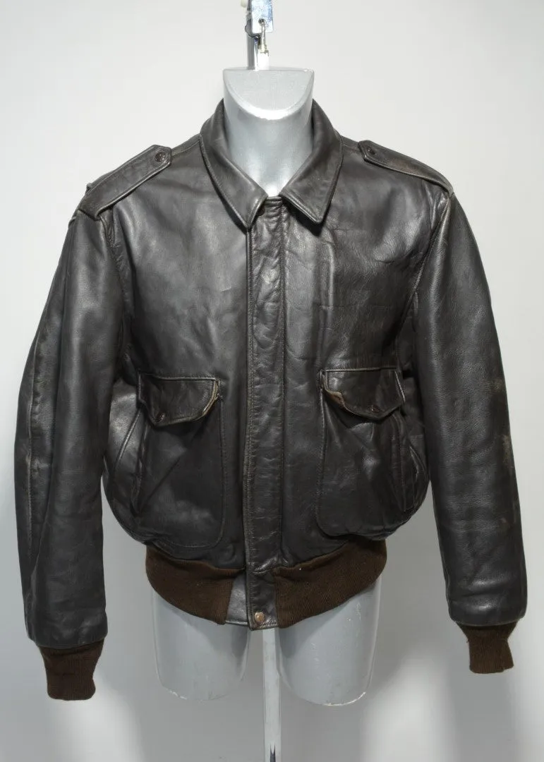  Schott vintage aviator jacket Large