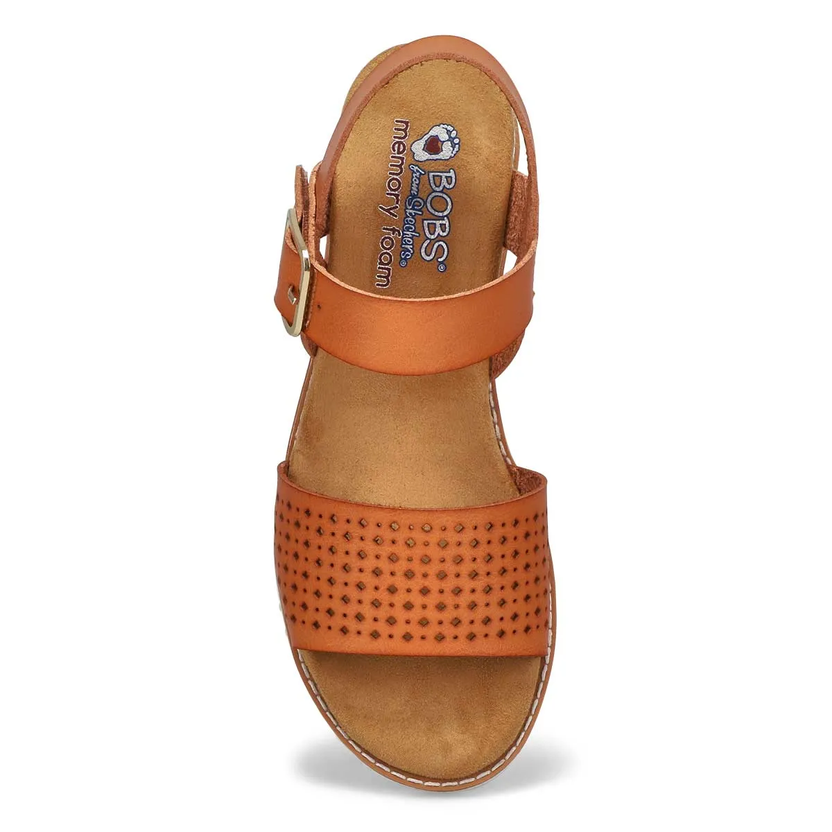 Soft Moc Womens Bobs Desert Kiss Sandal - Luggage