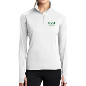 Sport-Tek Ladies Sport-Wick Stretch 1/2-Zip Pullover - UVU Volleyball