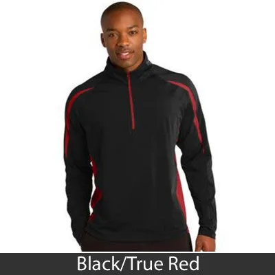 Sport-Tek Stretch 1/2-Zip Colorblock Pullover - Clean Energy Collective Company Store