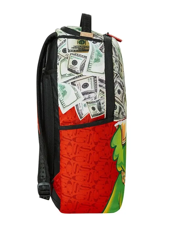 Sprayground Money Bear Dreamin Backpack - Green/Red