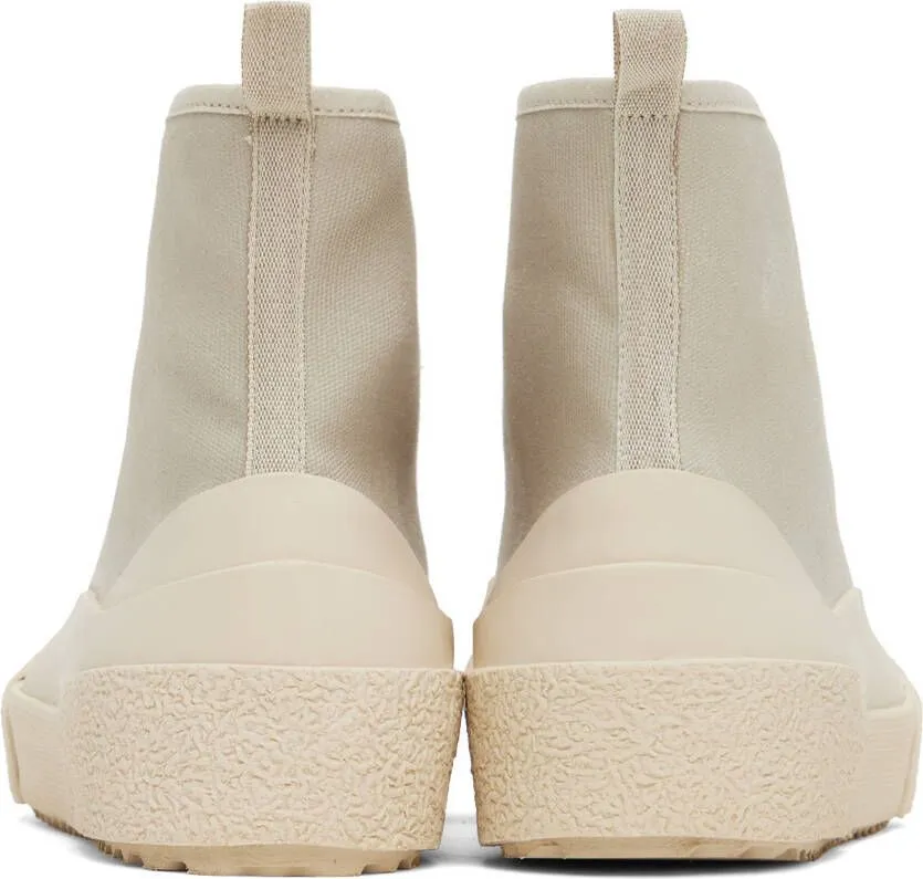 Studio Nicholson Beige Numbers Sneakers