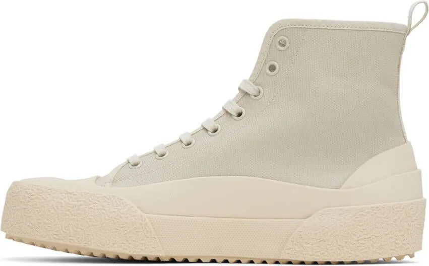 Studio Nicholson Beige Numbers Sneakers