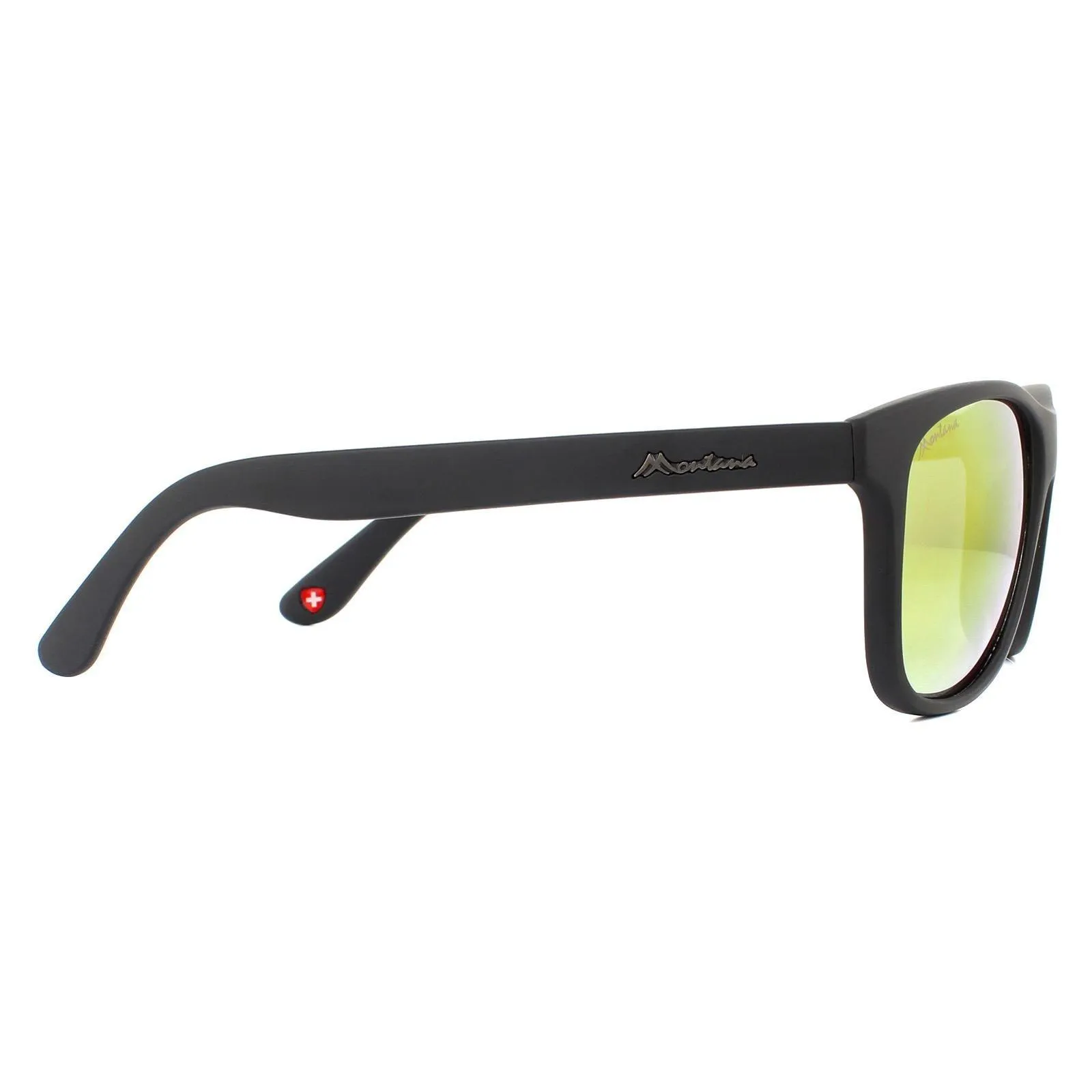 Sunglasses | Rectangle Black Red Sunglasses | montana