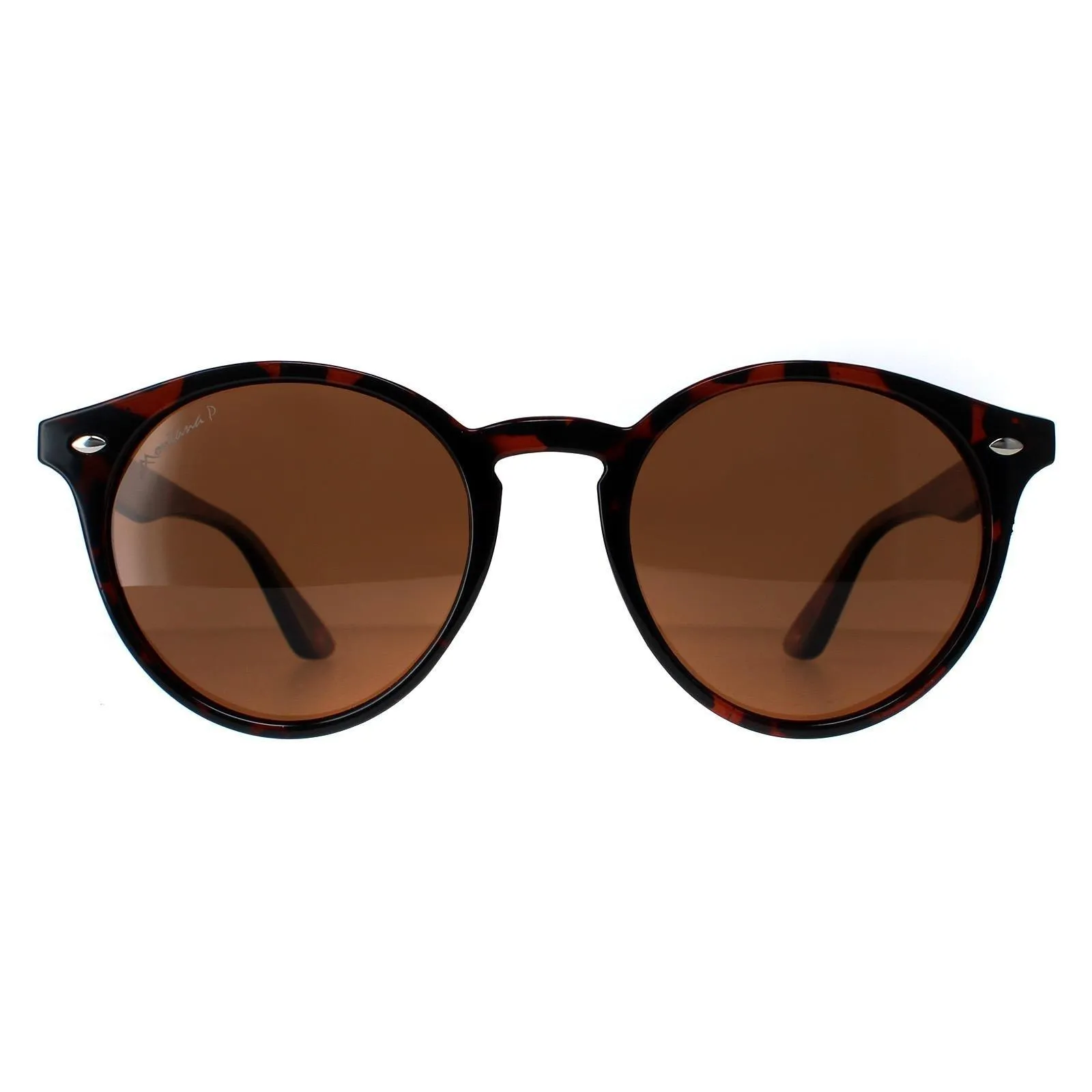 Sunglasses | Round Tortoise Brown Polarized MP20B Sunglasses | montana