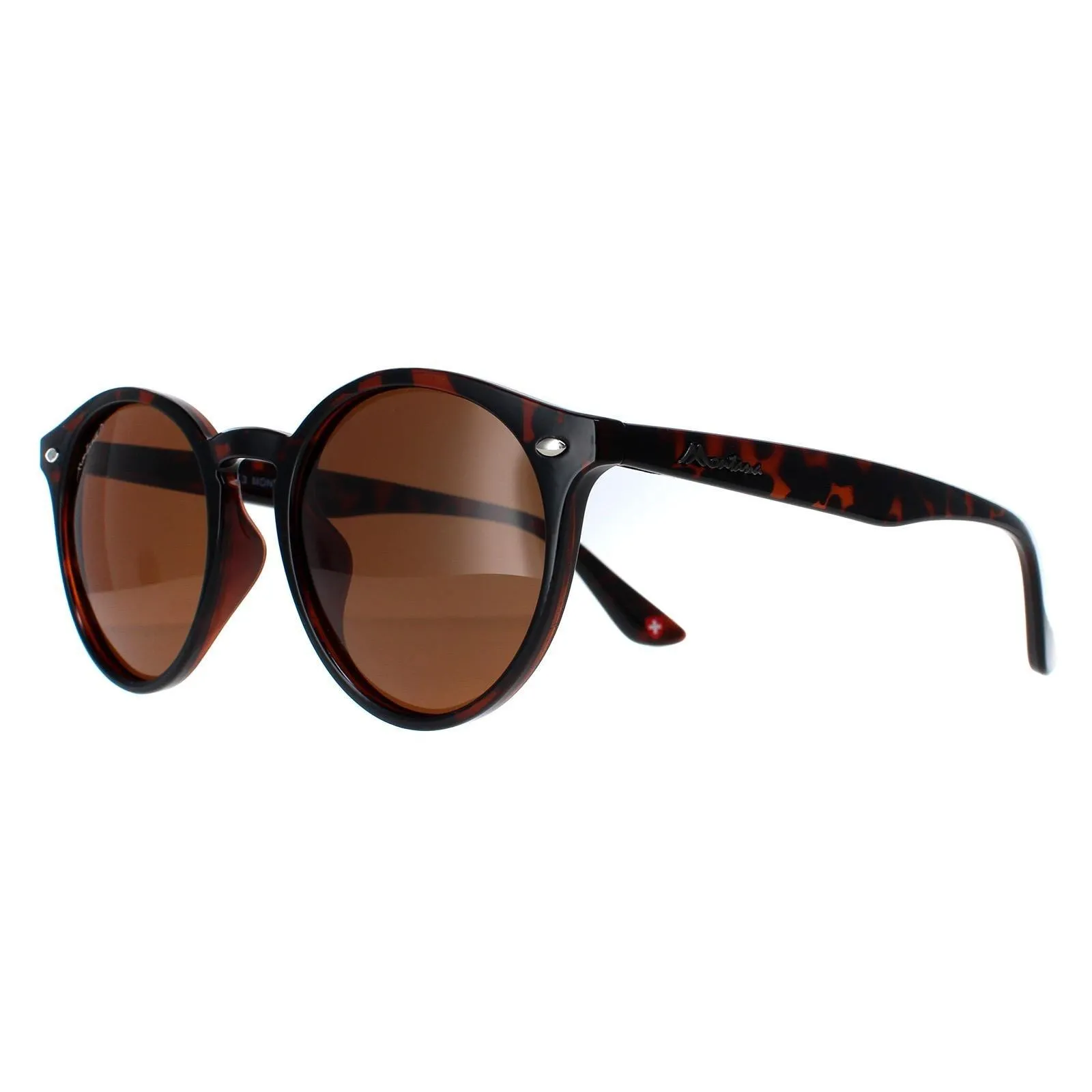 Sunglasses | Round Tortoise Brown Polarized MP20B Sunglasses | montana