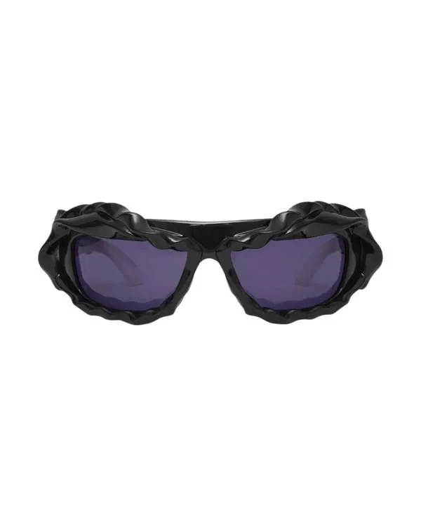 Twisted Sunglasses - Blue/Black