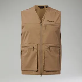 Unisex Utility Pocket Vest Brown