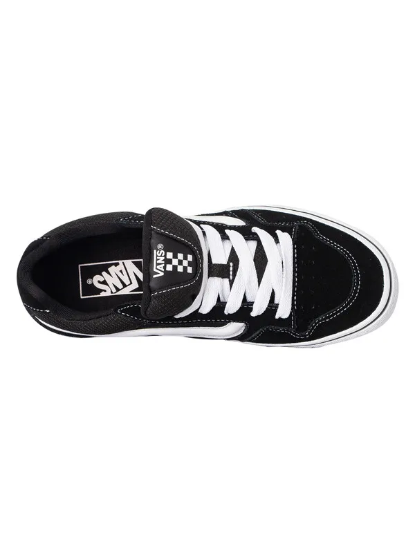 Vans Caldrone Suede Trainers - Black/White