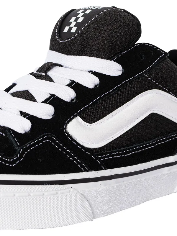 Vans Caldrone Suede Trainers - Black/White