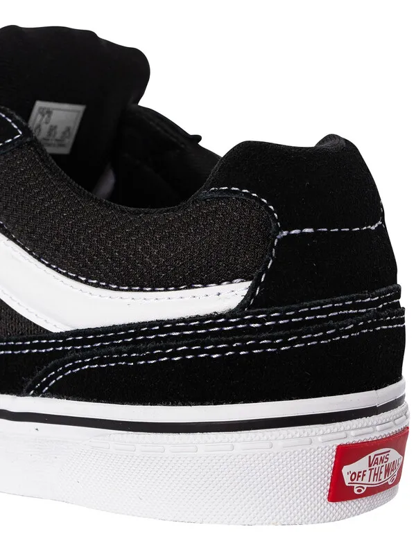 Vans Caldrone Suede Trainers - Black/White