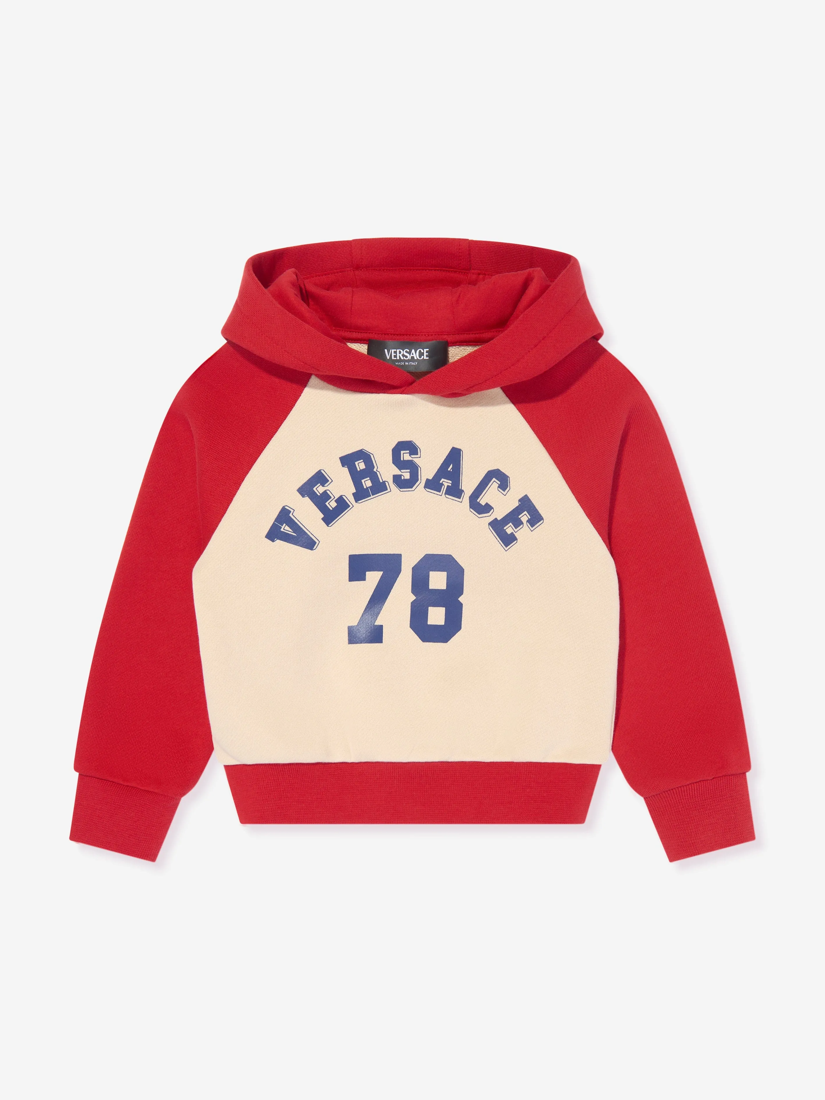 Versace Baby Boys 78 Logo Hoodie in Red