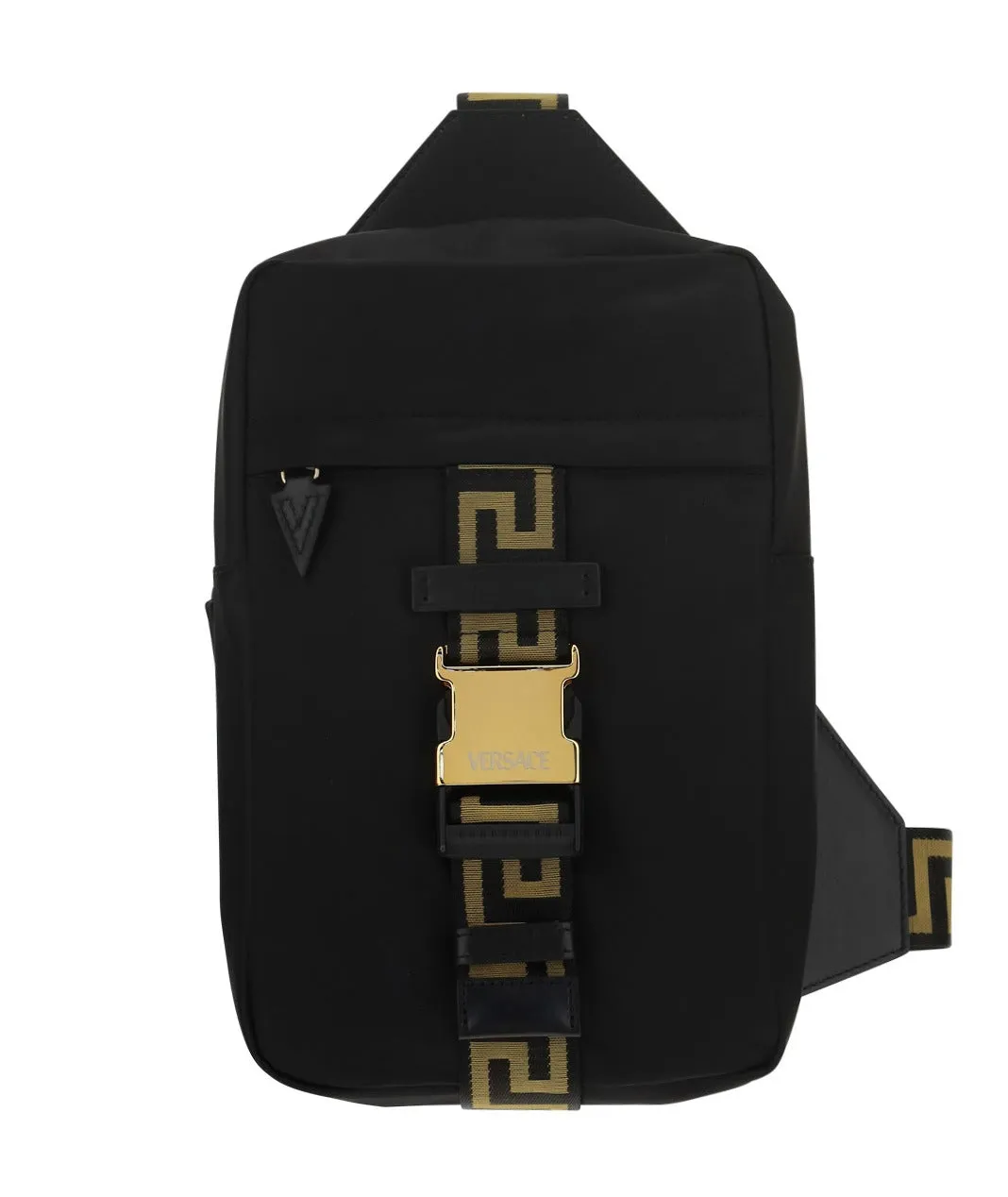 Versace Logo Buckle Belt Bag