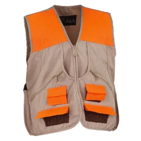 WFS Upland Game Vest - Tan/Orange