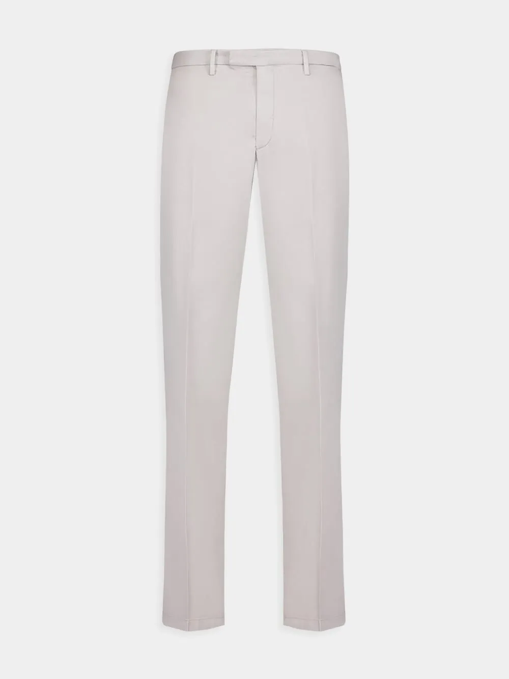 White Cotton Trousers